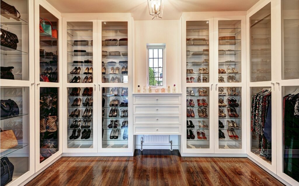 Aluminum Frame Glass Door Wardrobe South Africa (2)