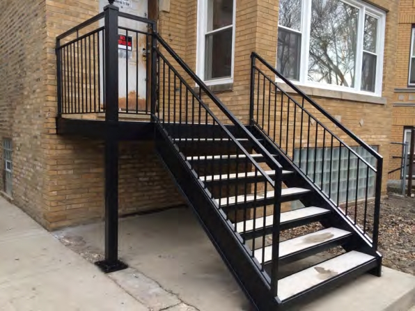 LB-ST1 Steel Staircase Supplier, South Africa