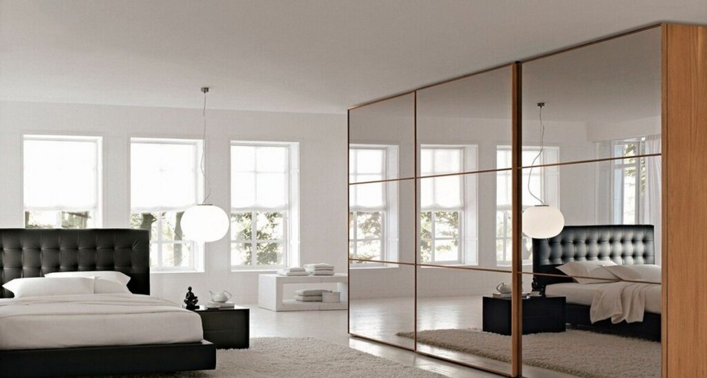 Minimalist Frameless Wardrobe Designs