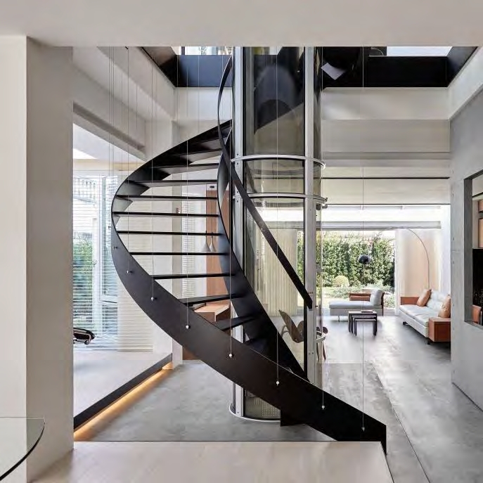 LB-SPS13 Spiral Staircase and Railing, South Africa