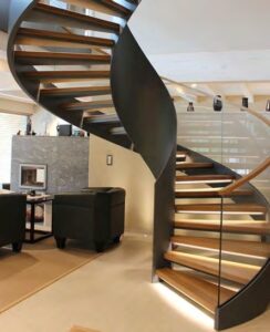LB-SPS17 Spiral Staircase and Railing, South Africa