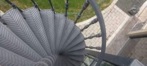 LB-SPS3 Spiral Staircase and Railing, South Africa