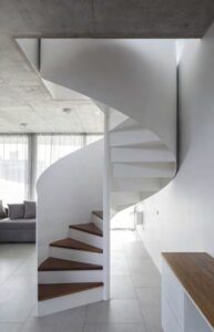 LB-SPS4 Spiral Staircase and Railing, South Africa