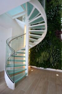 LB-SPS9 Spiral Staircase and Railing, South Africa