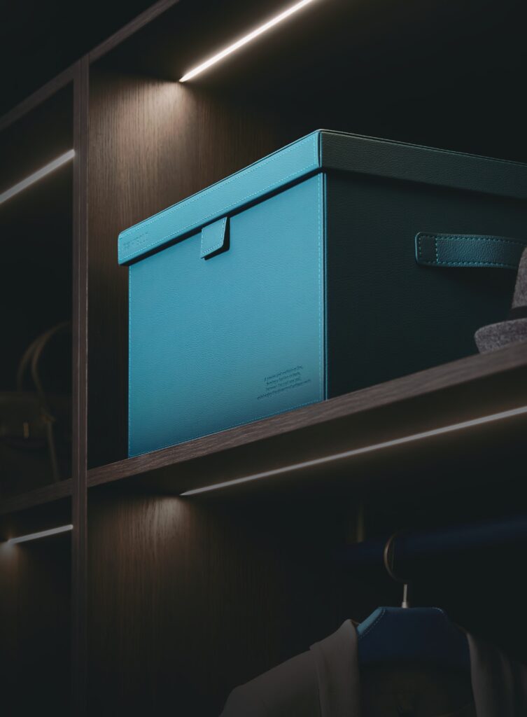 Bespoke or Modular Closet Systems and luxury wardrobe storage accessories