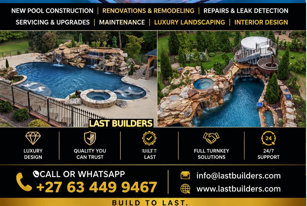 Modern Pool Heating, Pool Lighting and Equipment Upgrades Johannesburg South Africa