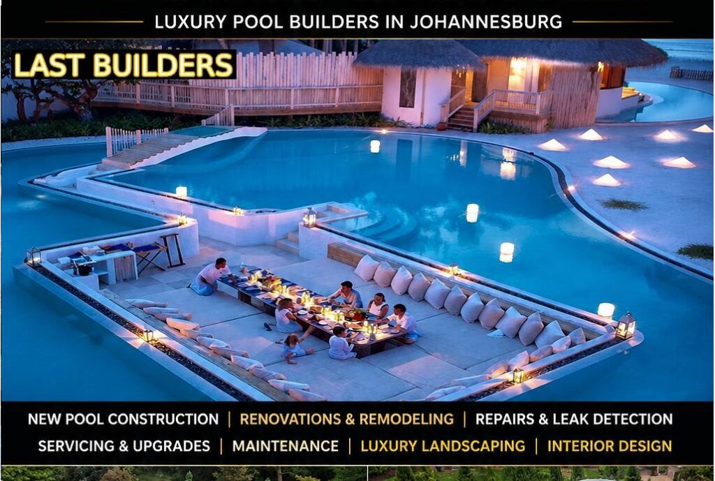 Luxury Swimming Pool Builders in Johannesburg South Africa
